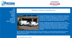 Desktop Screenshot of precisionlock.com